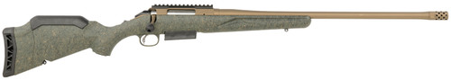 Ruger American Predator Gen 2 400 Legend, 22″ Threaded Bronze Barrel, Green Splatter, 5rd
