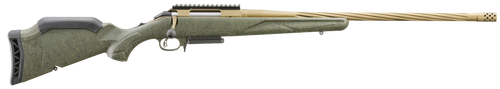 Ruger American Predator Gen 2 6.5 PRC, 22″ Threaded Bronze Barrel, Green Splatter, 3rd