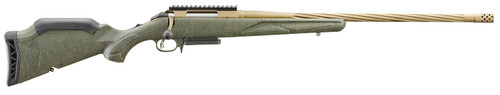 Ruger American Predator Gen 2 7mm-08 Remington, 22″ Threaded Bronze Barrel, Green Splatter, 3rd