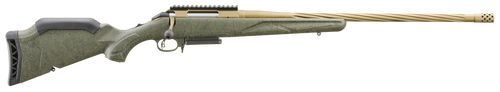 Ruger American Predator Gen 2 7MM PRC, 22″ Threaded Bronze Barrel, Green Splatter, 3rd