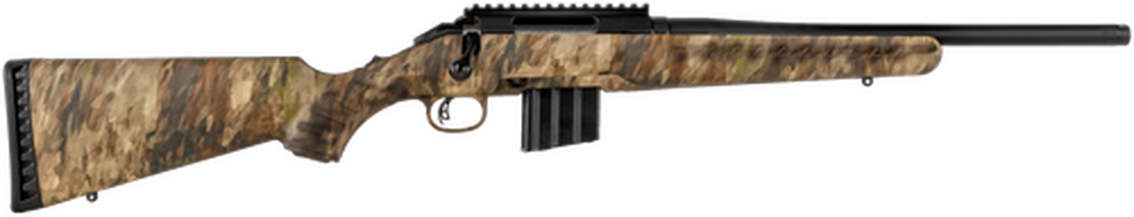 Ruger American Ranch Bolt 350 Legend 16″ Barrel Raider Broadsword Camo