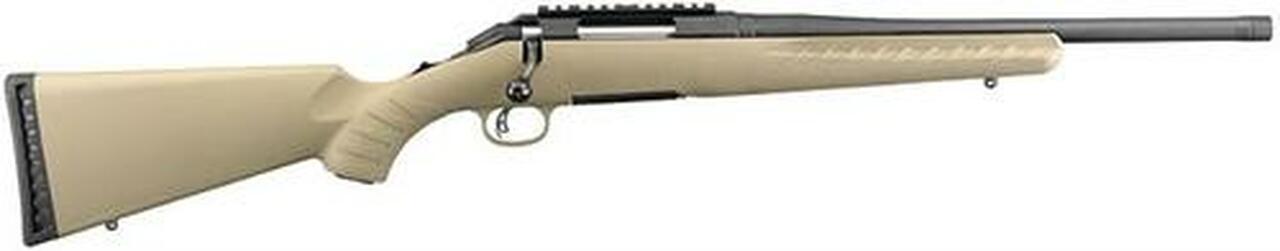 Ruger American Ranch Bolt Action Rifle, .223 Remington/5.56 Nato, Flat Dark Earth, 16.2″