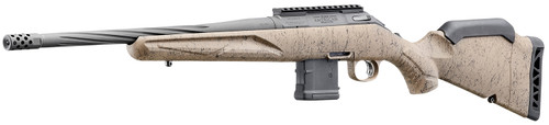 Ruger American Ranch Gen 2 223 Rem/5.56, 16″ Threaded Barrel, Flat Dark Earth Splatter, Black Rec, 10rd