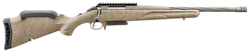 Ruger American Ranch Gen II 6.5 Creedmoor, 16.1″ Threaded Barrel, Flat Dark Earth Splatter, Black Rec, 3rd