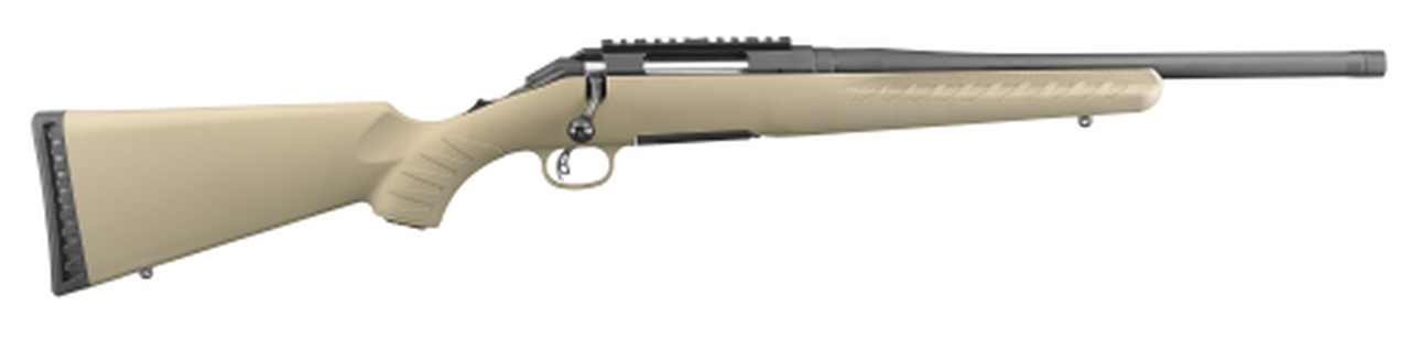 Ruger American Ranch Rifle 223/5.56 Compact 16″ Threaded Barrel Dark Earth Stock