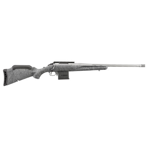 Ruger American Rifle Gen 2 223 Remington, 20″ Threaded Barrel, Gray Splatter, 10rd