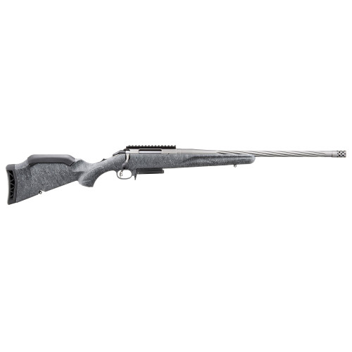 Ruger American Rifle Gen 2 6.5 Creedmoor, 20″ Threaded Barrel, Gray Splatter, 3rd