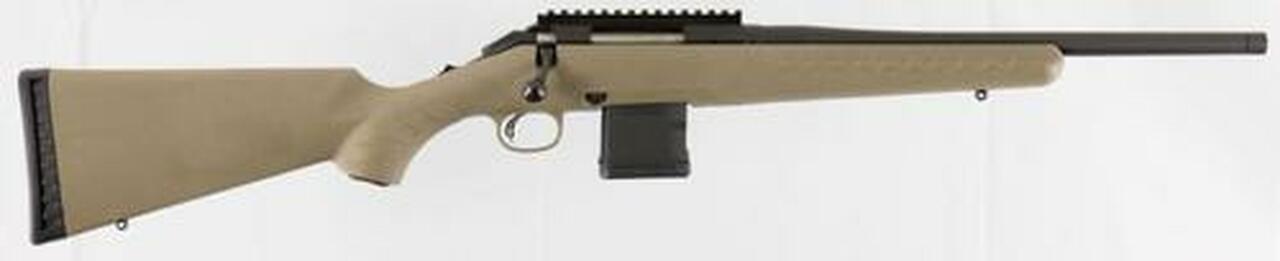 Ruger American Rifle Ranch .300 AAC Blackout 16″ Barrel Adjustable Trigger Flat Dark Earth 10rd Mag