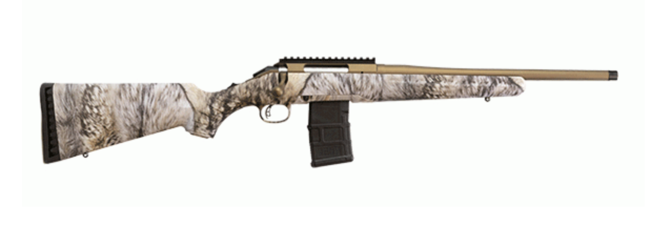 Ruger American Rifle Yote Series .223 Rem, 16″ Barrel, Burnt Bronze, 20rd