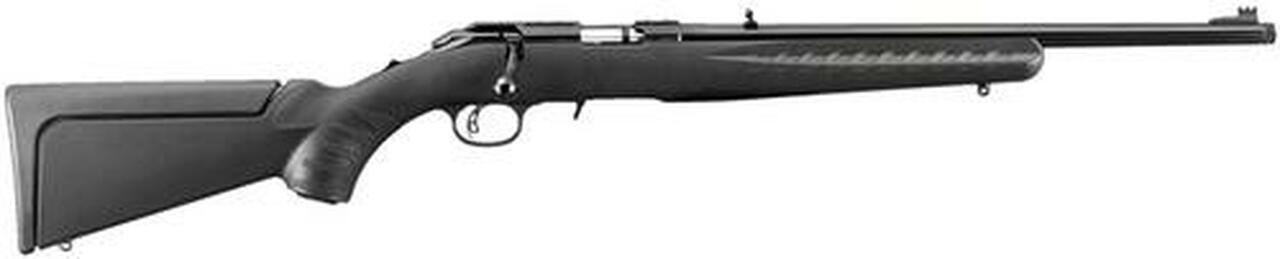 Ruger American Rimfire Compact, TB Bolt 17HMR 18″ Barrel, Black Composite Stock Blued, 9rd