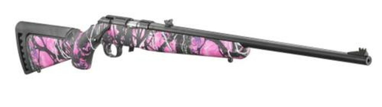 Ruger American Rimfire Muddy Girl Camo, 22LR, 22″, 10rd, Talo Exclusive