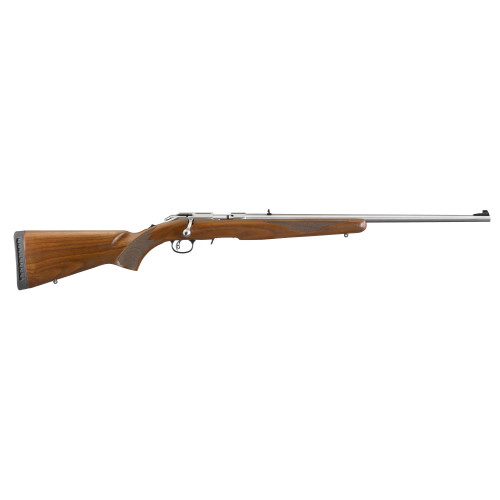 Ruger American TALO Exclusive 22 Magnum, 22″, Satin Walnut, Silver Rec, 9rd