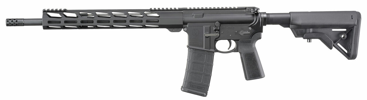 Ruger AR-556 .223/5.56, 16.1″ Barrel, B5 Bravo Stock, B5 Grip, M-LOK, Black, 30rd