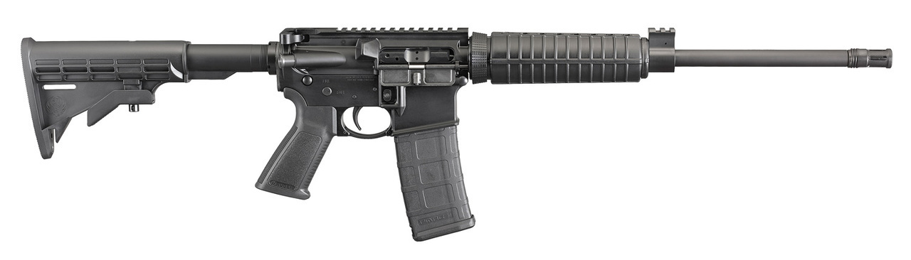 Ruger AR-556 223Rem/556NATO, 16″ Barrel, Collapsable Stock 6-pos, 1-30Rd PMag