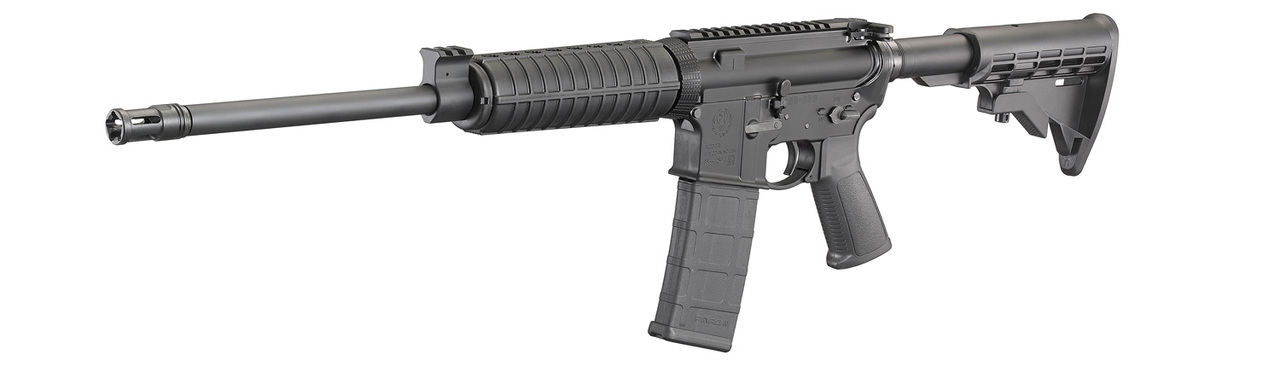 Ruger AR-556 223Rem/556NATO, 16″ Barrel, Collapsable Stock 6-pos, 1-30Rd PMag