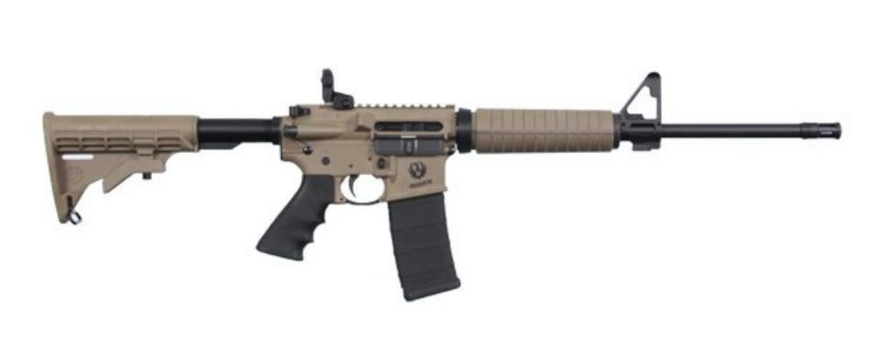 Ruger AR-556 Rifle, .223/5.56, 16″, 30rd, Dark Earth