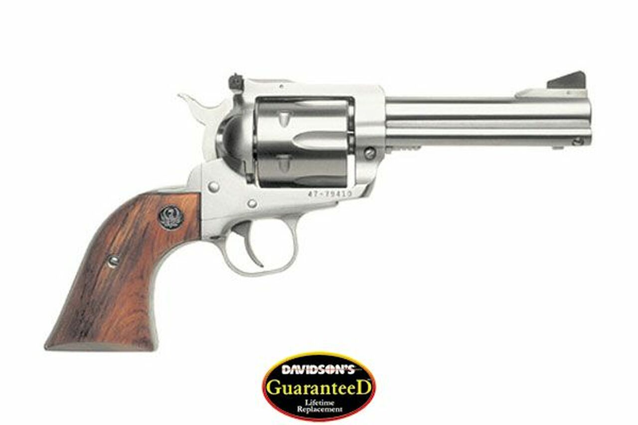 Ruger Blackhawk 6 Shooter 45 Long Colt, 4 5/8″ Barrel & Stainless Finish