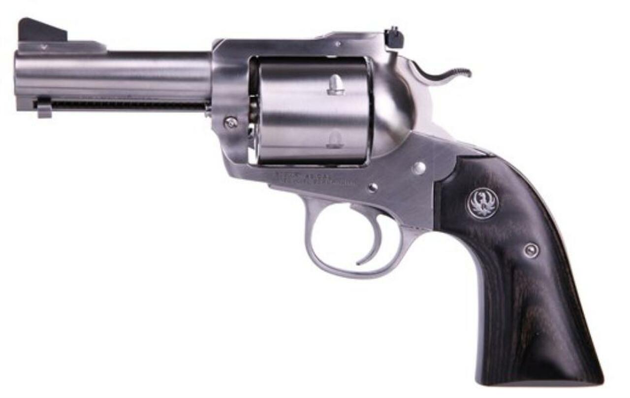 Ruger Blackhawk Bisley Convertible 45 ACP & 45 Colt 3.75″ SS Barrel 2 Cylinders -Unfluted
