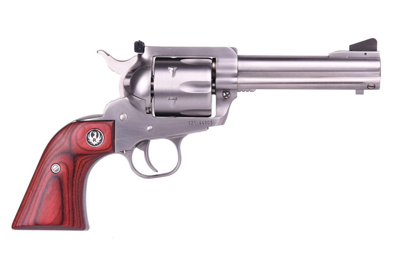Ruger Blackhawk Flattop Stainless .357 Mag/9mm 4 5/8″ Barrel 6rd, Two Cylinders
