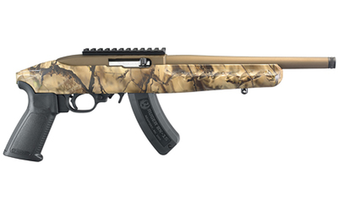 Ruger Charger Pistol .22LR 10″ Go Wild Camo