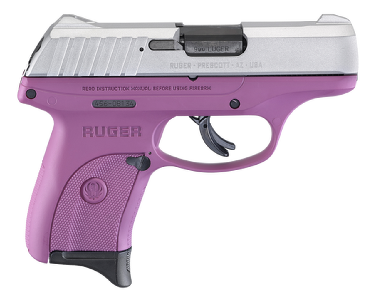 Ruger EC9s 9mm, 3.12″ Barrel, Purple, 7rd