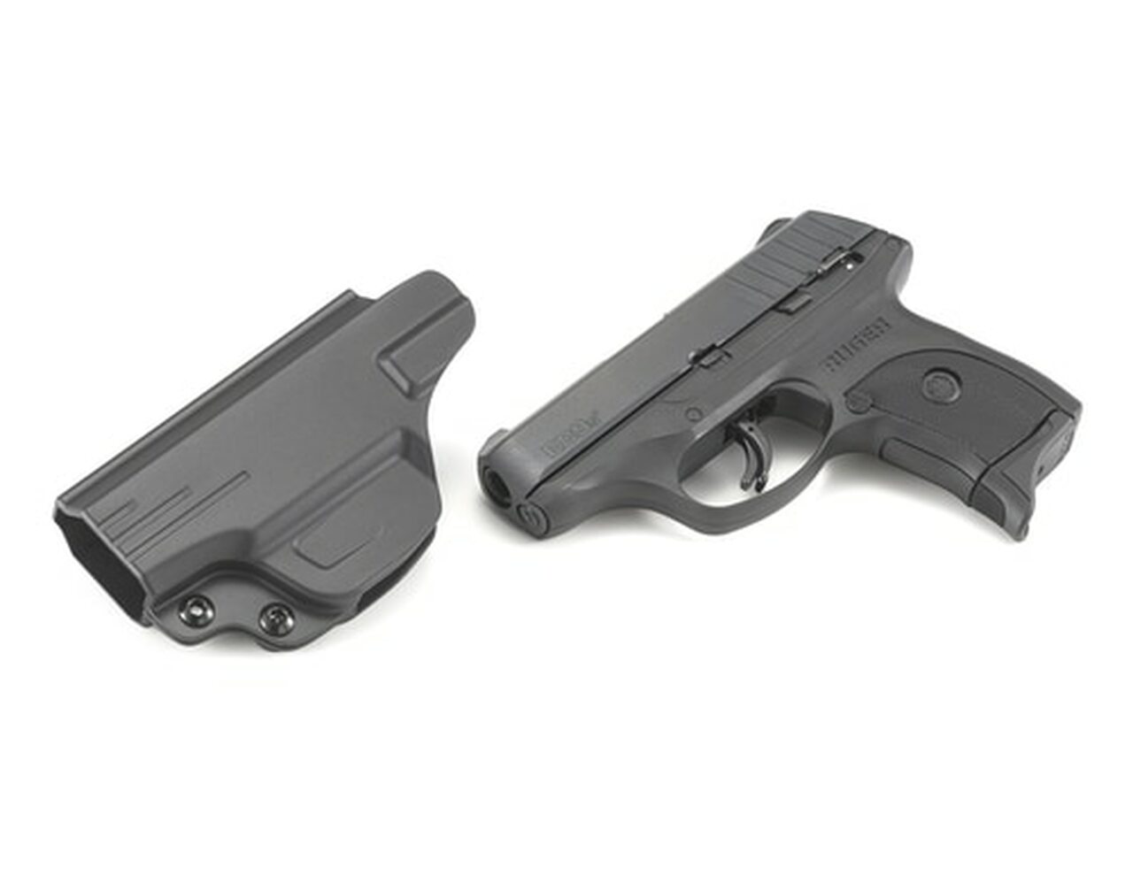 Ruger EC9s Striker Fired, Compact, 9mm, 3.1″ Barrel, Nylon Frame, Black Oxide Finish, 7Rd, 1 Magazine, Thumb Safety, Fixed Sights Integrated into the Slide, Includes Cytac Inside Waistband Holster
