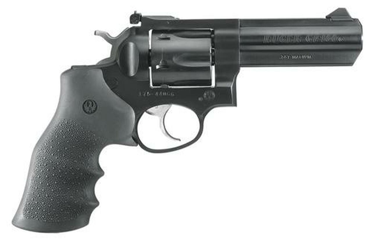 Ruger GP100 357 Mag Alloy Steel 4″Heavy Barrel, Hogue Grip, 6 Shot