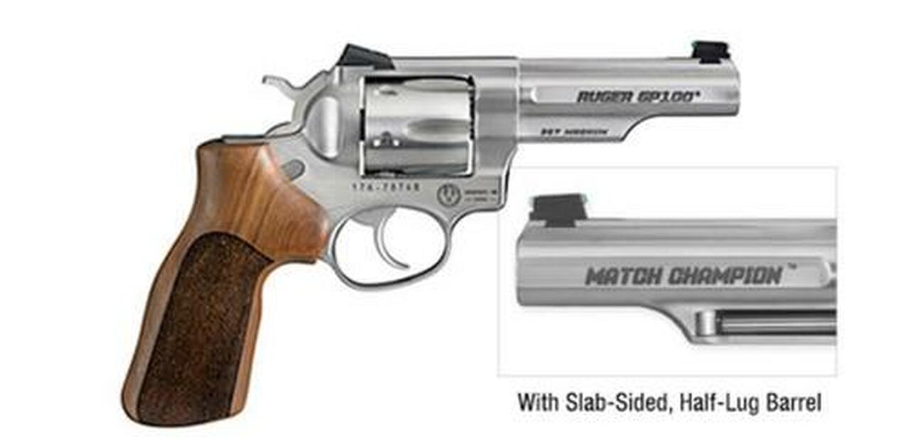 Ruger GP100 Match Champion Double Action Revolver .357 Magnum 4″ Barrel SS