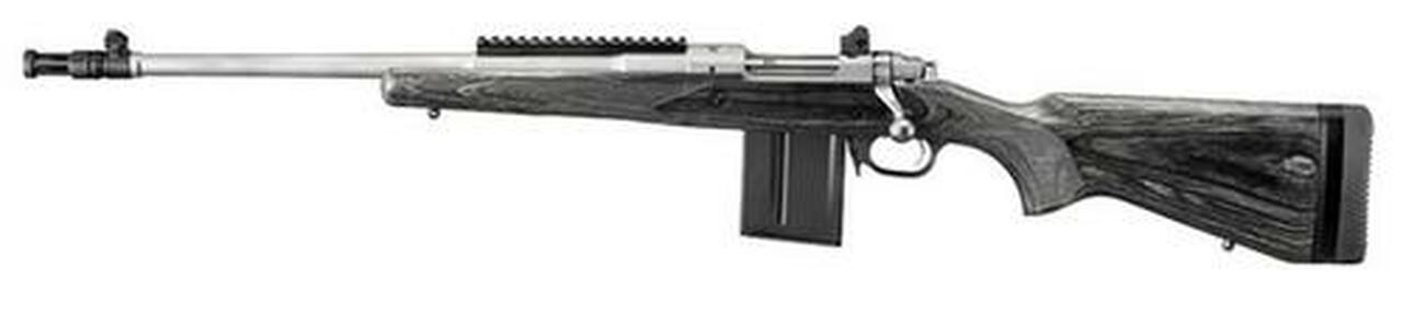 Ruger Gunsite Scout Rifle, 308, Left Hand, Matte SS, 10 Round Mag 18″