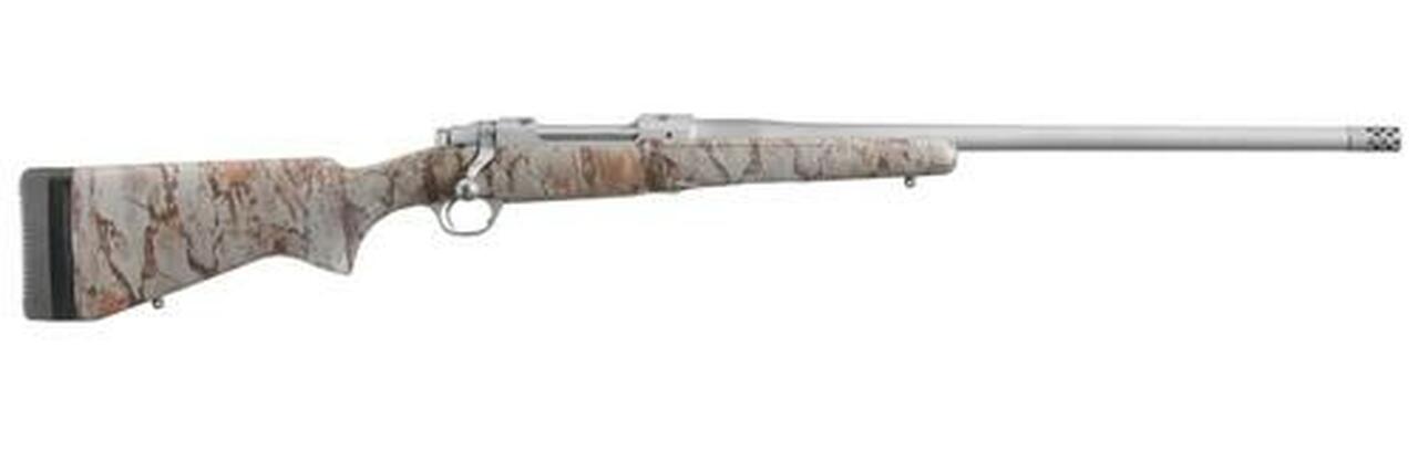 Ruger Hawkeye FTW Hunter, .375 Ruger, 22″, 3rd, Laminate Natural Gear Camo