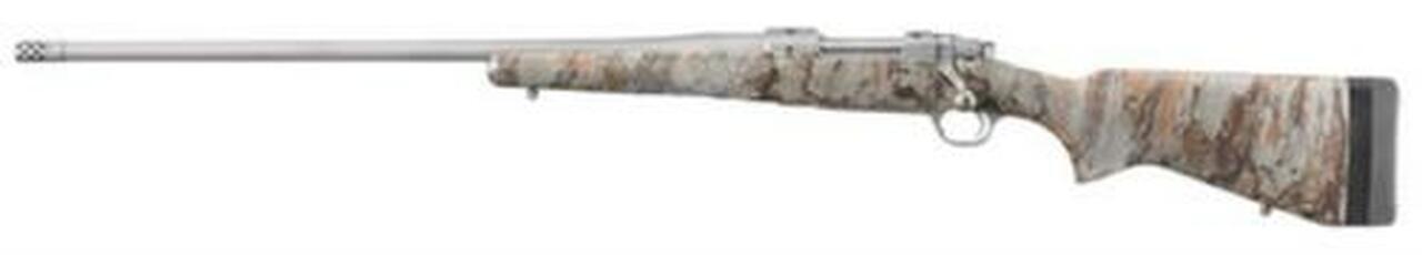 Ruger Hawkeye FTW Hunter, .375 Ruger, 22″, 3rd, Laminate Natural Gear Camo