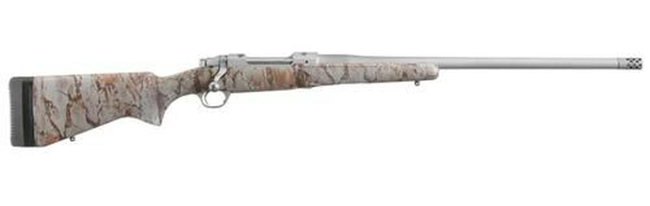 Ruger Hawkeye FTW Hunter, 7mm Rem Mag, 24″, 3rd, Laminate Natural Gear Camo
