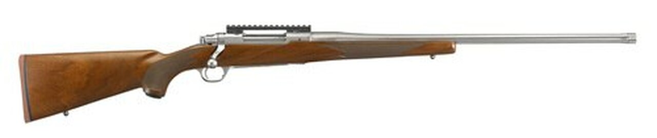 Ruger Hawkeye Hunter .30-06 Springfield, 22″ Barrel, American Walnut, Satin Stainless, 4rd