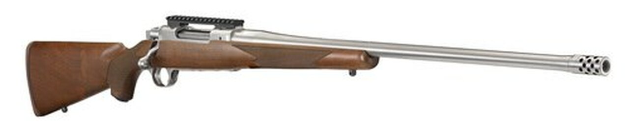 Ruger Hawkeye Hunter .300 Win Mag, 24″ Barrel, American Walnut, Satin Stainless, 3rd