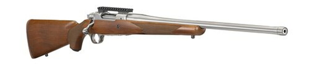Ruger Hawkeye Hunter 6.5 Creedmoor, 22″ Barrel, American Walnut, Satin Stainless, 4rd