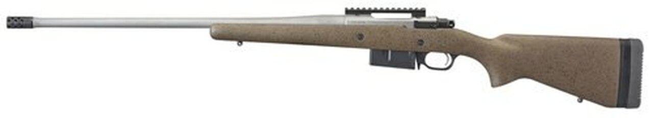 Ruger Hawkeye LR HNT 6.5 PRC, 22″ Barrel, Black/Brown Laminated, 3rd