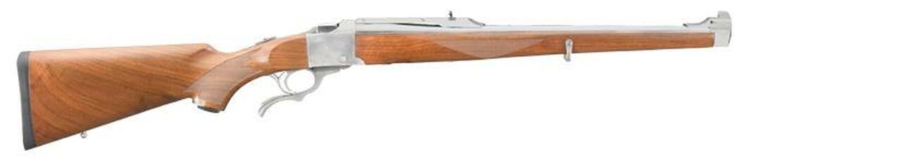 Ruger K1 International 308 Win, 20″ Barrel, SS Finish, Full Wood Stock, 1rd