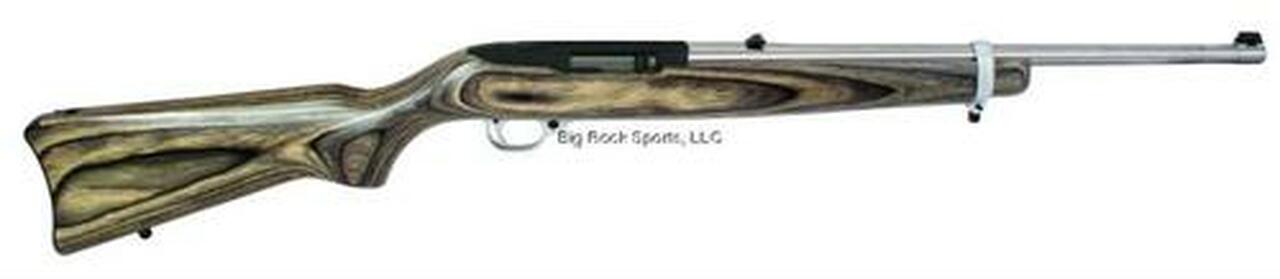 Ruger K10/22-RBBZ Auto Rimfire 22LR SS Finish, Laminated Stock