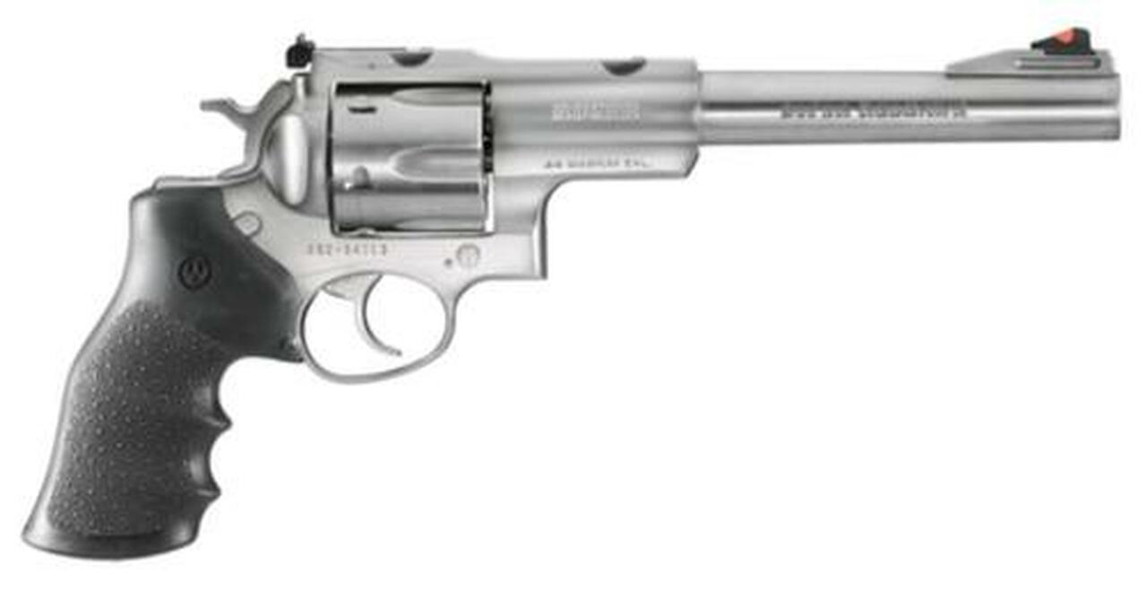Ruger KSRH7 Super Redhawk Standard 44 RemMag 7.5″ 6rd Black Hogue Tamer Monogrip