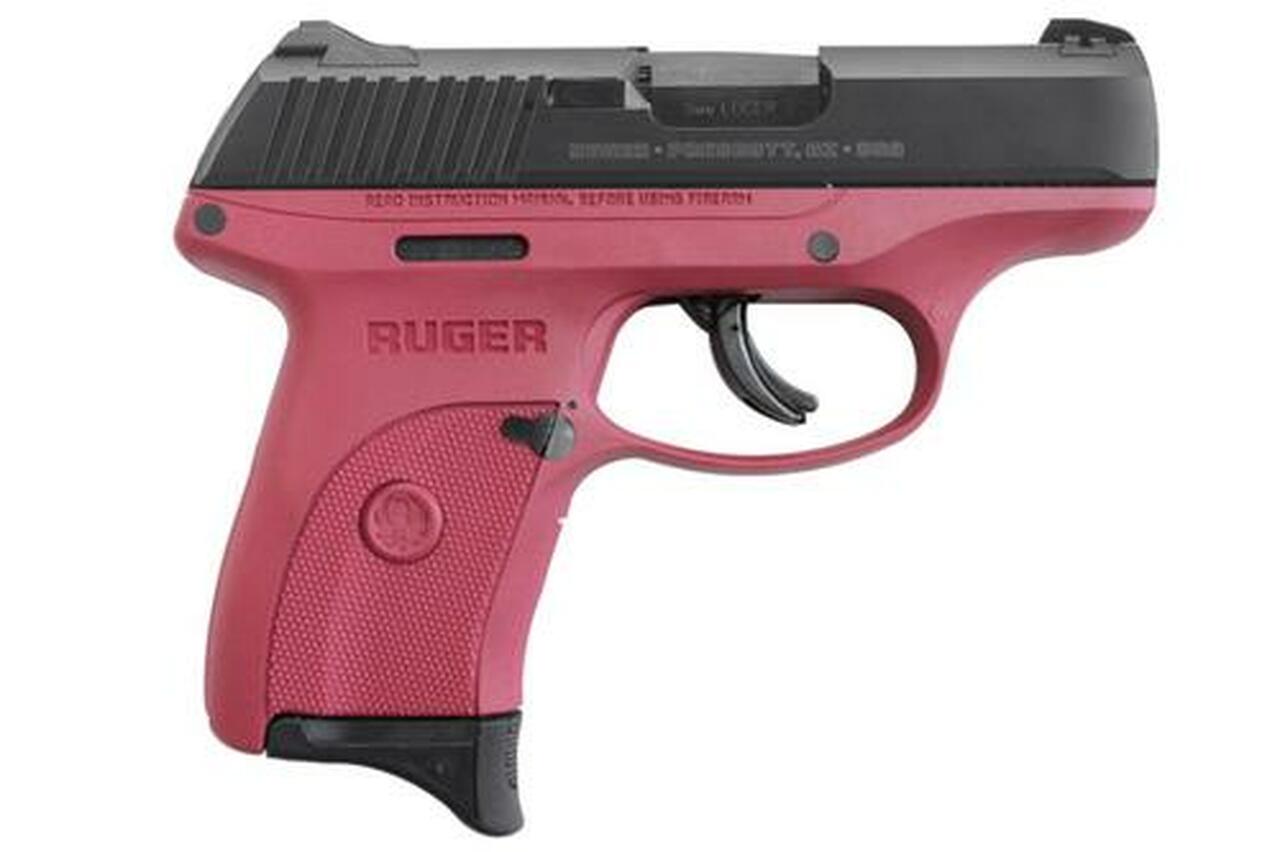 Ruger LC9S 9mm, 3.1″, 7rd, Raspberry
