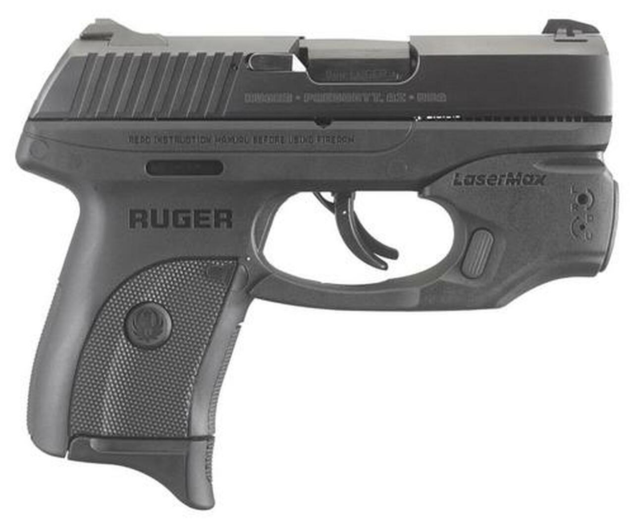 Ruger LC9s 9mm, 3.12″, 7rd, Black, LaserMax Laser