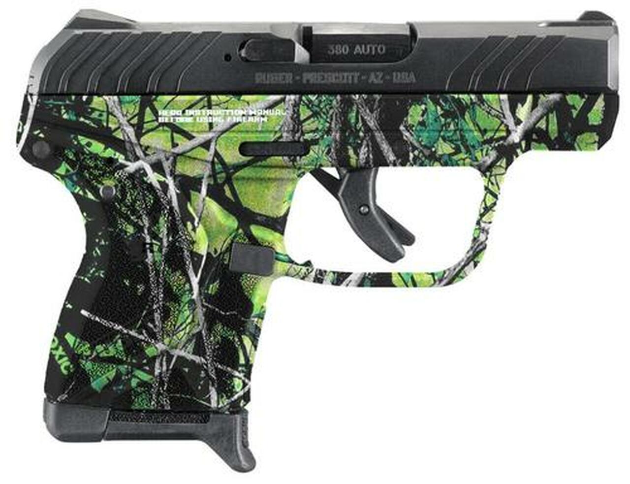 Ruger LCP II 380 ACP 2.75″ Barrel Moon Shine Toxic Camo 6rd Mag