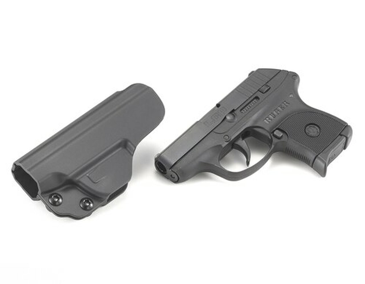 Ruger LCP, Semi-automatci Pistol, Centerfire, 380ACP, 2.75″ Barrel, Blued Finish, Alloy Steel Slide, Nylon Frame, Integral Sights, 6Rd, Includes Cytac Inside Waistband Holster
