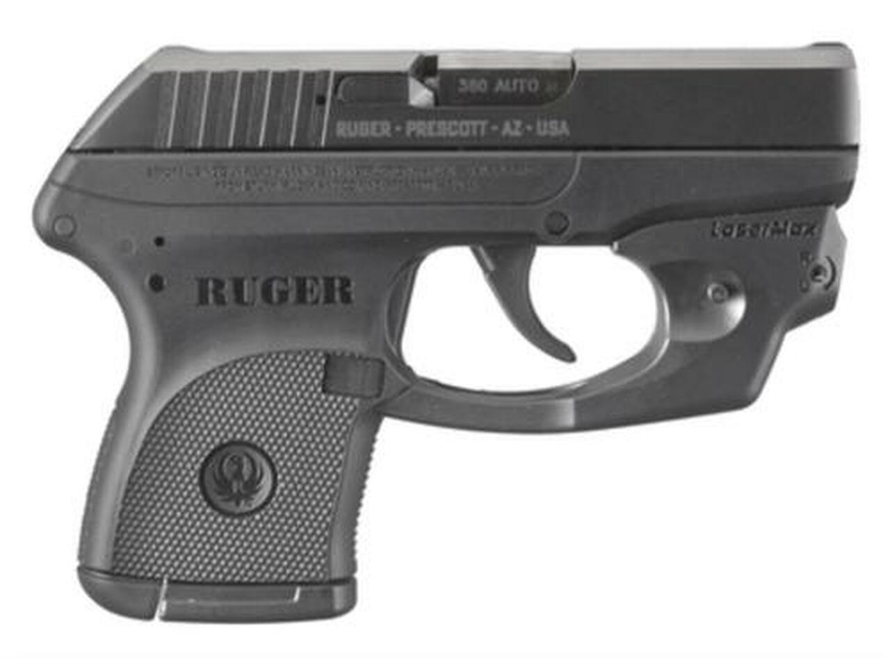 Ruger LCPLM 380 Semi Auto Pistol With Lasermax Centerfire Sight, Blued Finish,, Capacity, 6 rd