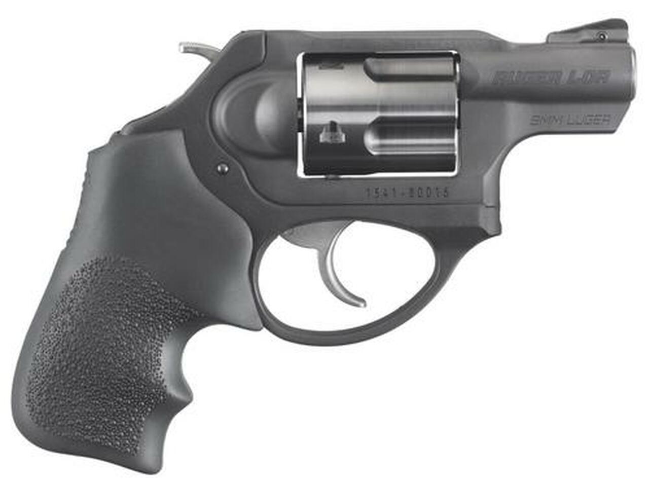 Ruger LCRX Compact Revolver 9mm, SA/DA, 1.87″ Barrel, 5rd, Black Hogue Tamer Monogrip