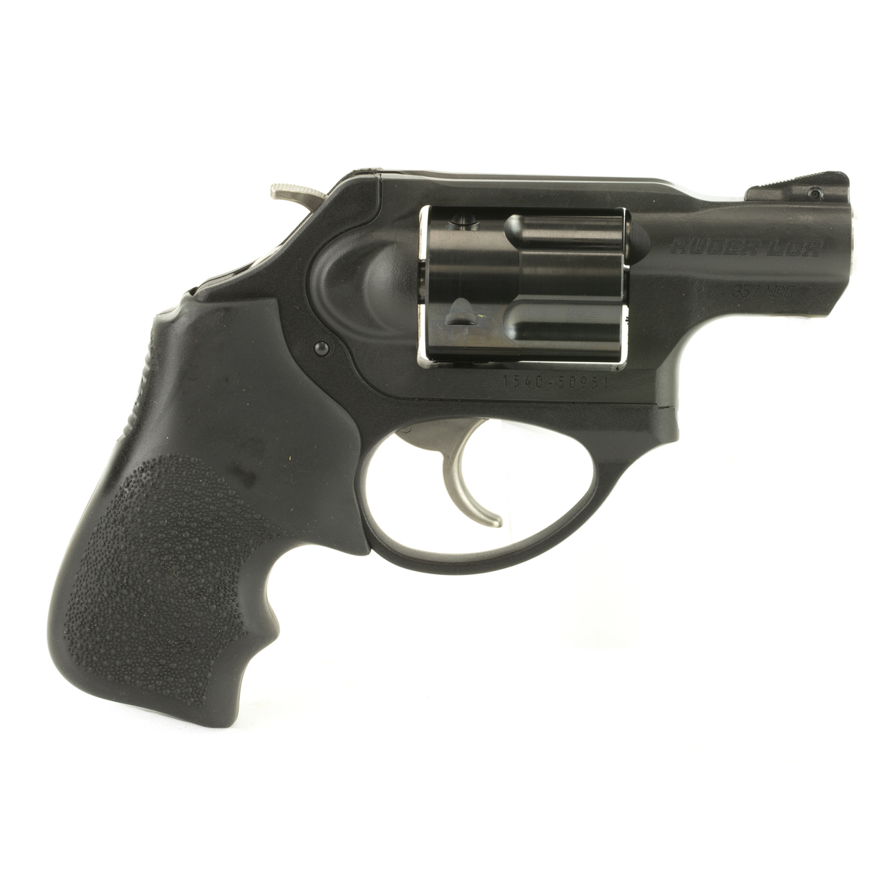 Ruger LCRx Single/Double 357 Mag, 1.87″ 5 rd Black Hogue Tamer Monogrip Grip Black