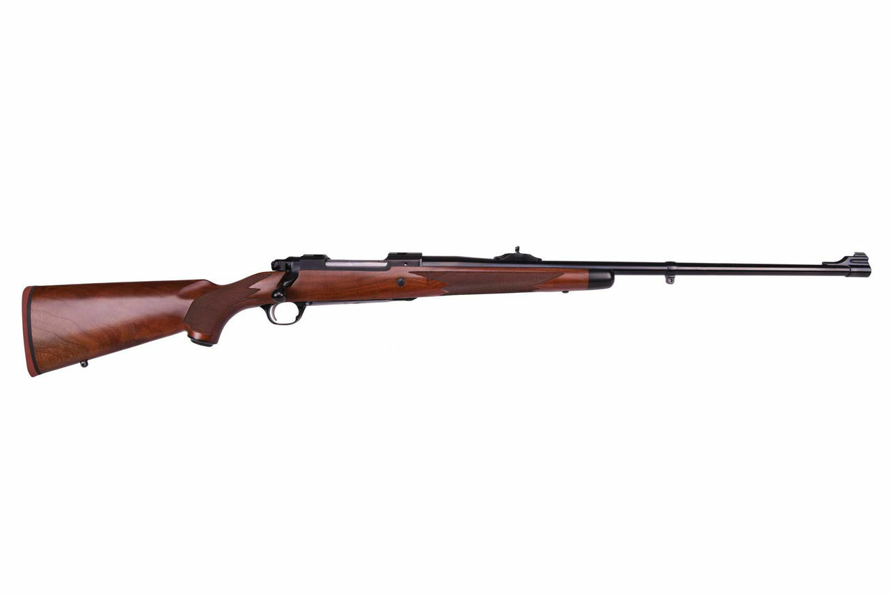 Ruger M77 Hawkeye African 9.3×62 24″ Barrel Satin Blue Finish American Walnut Stock 3 Round