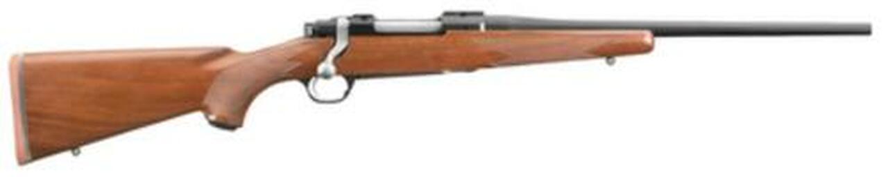 Ruger M77 Hawkeye Compact 7MM-08 Remington 16″ Satin Blue Barrel American Walnut Stock 4rd