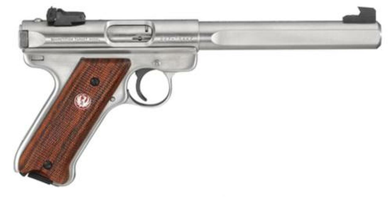 Ruger Mark III 678GC Competition Model 22 Long Rifle 6.875″ Slab Bull Barrel, Stainless Finish, 10 Round