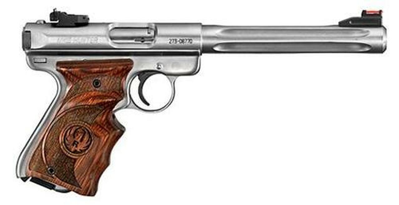 Ruger Mark III Hunter Target, SS 6.88″ Fluted Barrel, 10 Rnd Mag